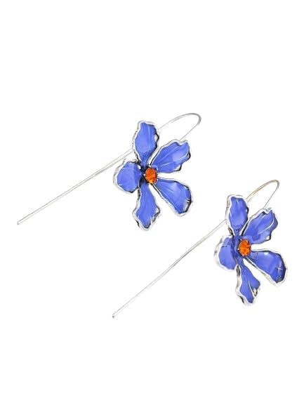See full amazon price history chart for El Regalo Vintage Bohemian Style Enamel Flower Earrings - Silver Tone, Trendy Long Hook Floral Earrings El Regalo Vintage Bohemian Style Enamel Flower Earrings - Silver Tone, Trendy Long Hook Floral Earrings (B0CYQFG8GY) Amazon Price History, Amazon Price Tracker