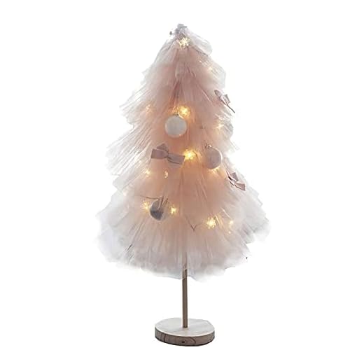 YUXO Konstgjorda julgranar konstgjord julgran rosa prinsessa stil julgran jul flicka rum arrangemang festival dekoration julgranar (storlek: 25 cm (10 tum))