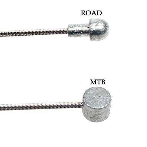 MBP Bicycle Mechanical Disc Upgrade Kit Compressionless Brake Housing for Road or MTB Front & Rear with Stainless Steel Double-Ended Cables, End Caps & End Tips - Thumbnail 2