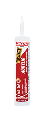 Image of Loctite OSI - Henkel Corporation Polyseamseal Acrylic Caulk with Silicone - White, 10 fl. oz.