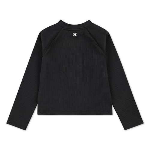 Hurley Girls' Long Sleeve Rash Guard Shirt2