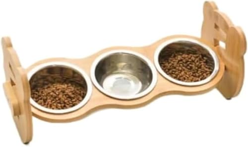 AOBOPO 食器・ボウル 猫用食器、小型犬、猫 カトラリーホルダー、給餌、飲水、餌、皿、フードボウル、取り外し可能、 食事便利、ペット用食器