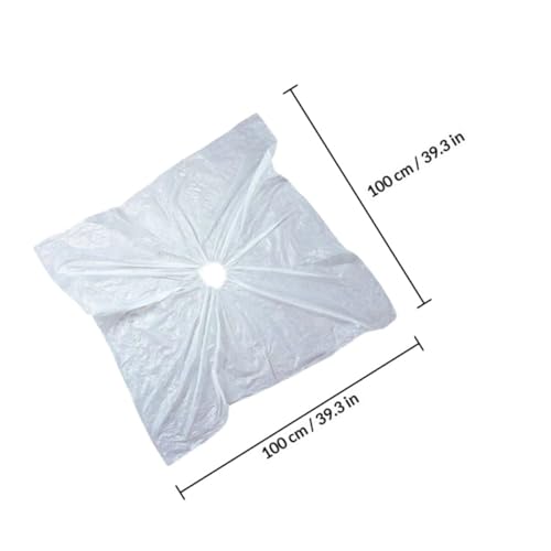 OSALADI 50 piezas Capa desechable para salón y barbería Protector de cuello Manta para corte de cabello 100x100 cm Paquete individual para teñido y tratamiento con permanente para adultos miniatura 2