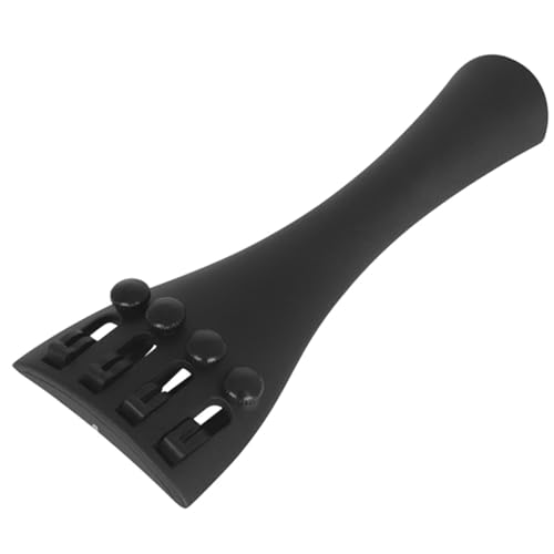 ULDIGI Cordal De Violín 4/4 De Fibra De Carbono 4 Microafinadores, Accesorio Ajustable Para Violín De 4 Cuerdas, Pieza Resistente y Ligera Para Reparación y Mejora Del Sonido