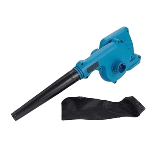 KLYDBMYT Soplador de Hojas 2 en 1, inalámbrico, eléctrico, de 500 W, soplador y Aspirador, recogedor de Polvo de Hojas de Mano, barredor de Limpieza para batería de 18 V, fácil de Usar.