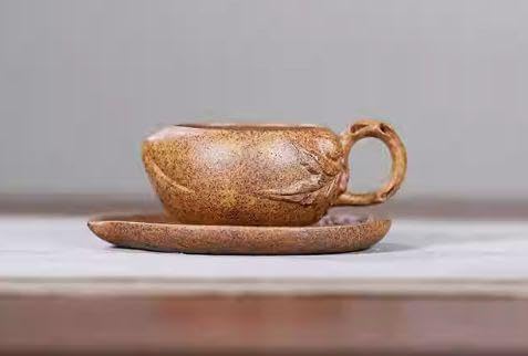 宜興 紫砂茶杯 寿桃主人杯 茶器 茶杯 煎茶道具 Q 紫砂壶杯-紫砂壶