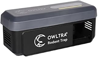 OWLTRA OW-2 Indoor Electric Mouse Trap 2 PCS, Instant Kill Rodent Zapper with Pet Safe Trigger, Black