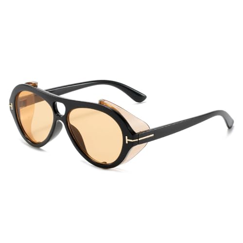 Lunettes de soleil de luxe vintage aux finitions soignées pour hommes