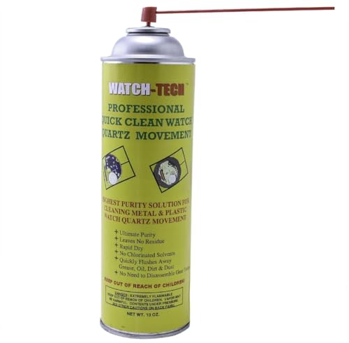 Generic Quick Clean Quartz Movement Spray for Cleaning Metal and Plastic Watch Quartz Movements (CL-125), Yellow