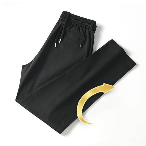 Men's Summer Ice Silk Straight Casual Sports Pants Warm2