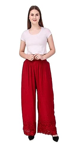 Image of Women's Rayon Half Chicken Palazzo