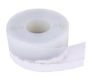 Weather Stripping Adhesive Silicone Door Draft Stopper Seal Strip for Door & Window,16 Ft, Translucence(45 mm-Width)