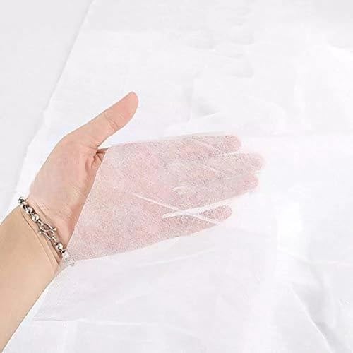 Surgicomfort Disposable bedsheet for Salon, spa, Parlor, Massage Table, Travel, Hotels (25 Pcs, White, 31x72inch, nonwoven Fabric)
