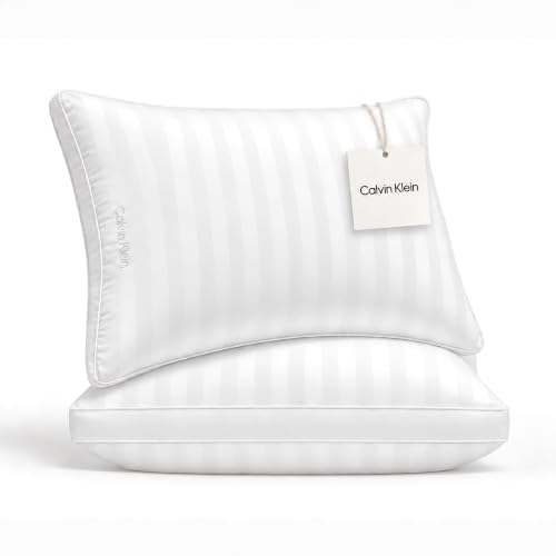 Calvin Klein Hotel Bed Pillows King Size Set of 2 Medium Soft Support - image 1