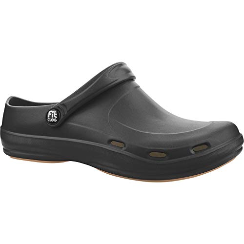 FITCLOG Basic 001 OB SRC E - Zueco (talla 38), color negro