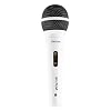 Fenton DM100W Dynamic Handheld Microphone with 3m XLR to 6.3mm Jack Cable, On/Off Switch, Cardioid Pattern for Vocals, Karaoke and PA Systems (White) #1