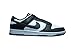 Produktbild Nike Herren Dunk Low Retro Sneaker, Weiß Schwarz und Weiß, 42.5 EU