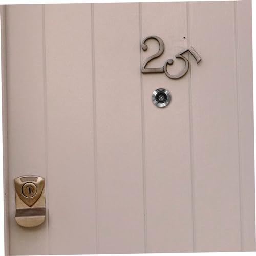 OSALADI Mirilla de puerta ojo de gato fácil de instalar para privacidad y seguridad miniatura 4