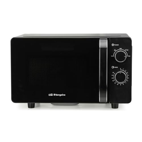 Microondas Orbegozo MI 2061 CE, 20 Litros, 700 W, sin plato giratorio, apta para platos cuadrados, 5...