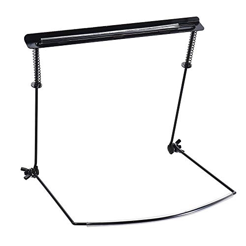 Image of Mozart 24 Hole Harmonica Mouth Organ Harp Holder Black | Adjustable Neck Holder Stand for Hands Free Playing | Ideal for Guitarists Singers and Musicians