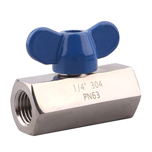 DERNORD Mini Ball Valve - Stainless Steel ball valve 1/4