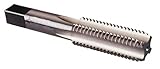Hertel Straight Flute Tap, 1-5/8-12 UNS, 6 Flute, Bottoming Chamfer, High-Speed Steel, Bright/Uncoated Finish, 2