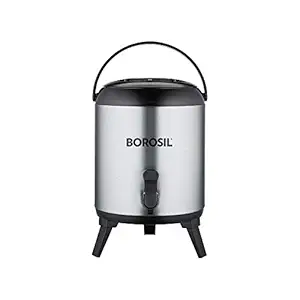 Borosil Stainless Steel Hydra Wonder Jug, 7.6 Liter, Silver