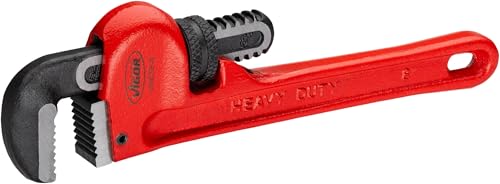 Vigor Rohrzange V5639-8, 170 mm, Maulöffnung bis 46 mm, robuster Gusseisenkörper, hohe Kraftübertragung, grobe Backenverzahnung