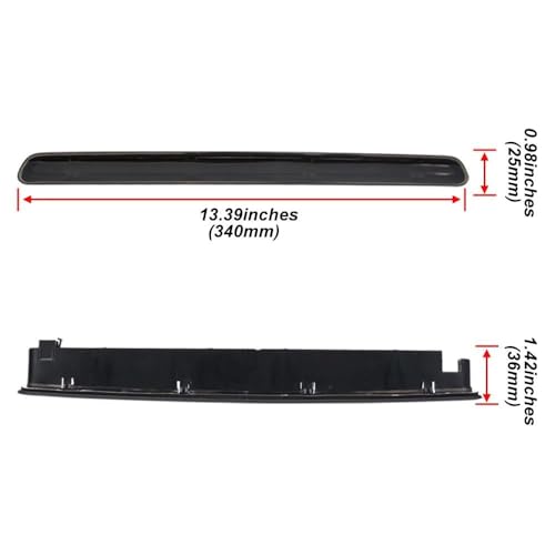 Feu stop central LED surélevé 7E0945087 à éclairage instantané - 3