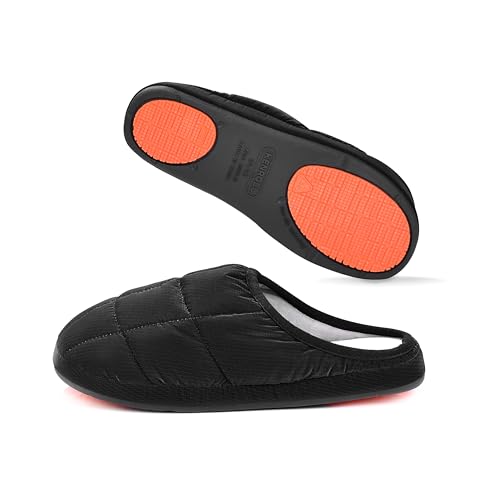 KENROLL Non Slip House Slipper, Goose Down Fuzzy Memory Foam Slippers, Winter Warm Indoor Shoes for Women and Men2