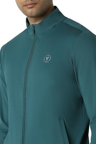 Image of Van Heusen Men's Flex Power Series Full Sleeve Sports Jacket | Zip Front | Perfect for Layering