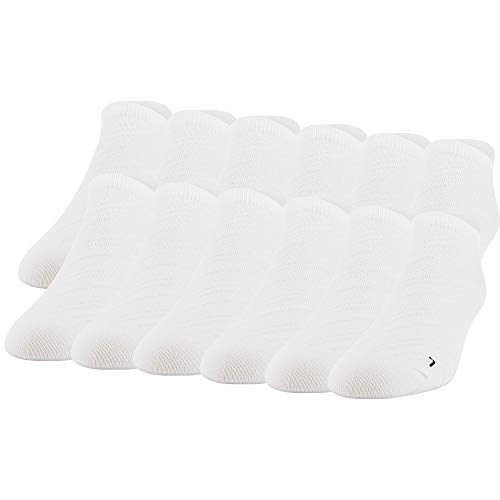 Gildan Men's Flat Knit No Show Socks with Tab Back