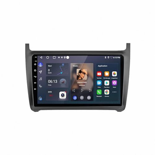 Radio de coche audio estéreo 2 DIN para Volkswagen VW Polo 2011-2018 con GPS