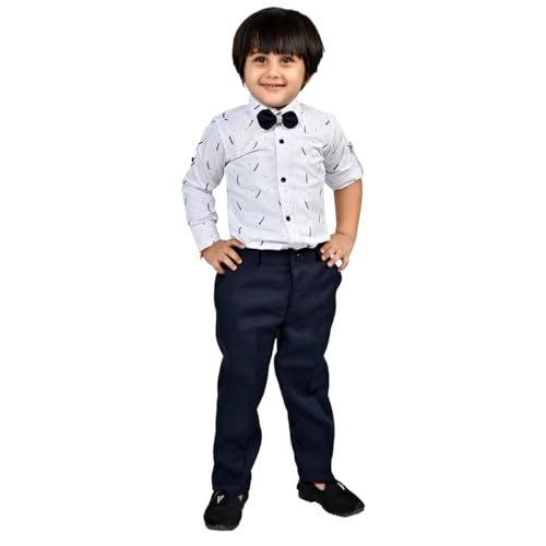 Image of Kids Ethnic Suit Set I 3 Piece Party Suit for Boys | Kids Suit Set Shirt, Pant & Waistcoat I Birthday Boys Party Dress