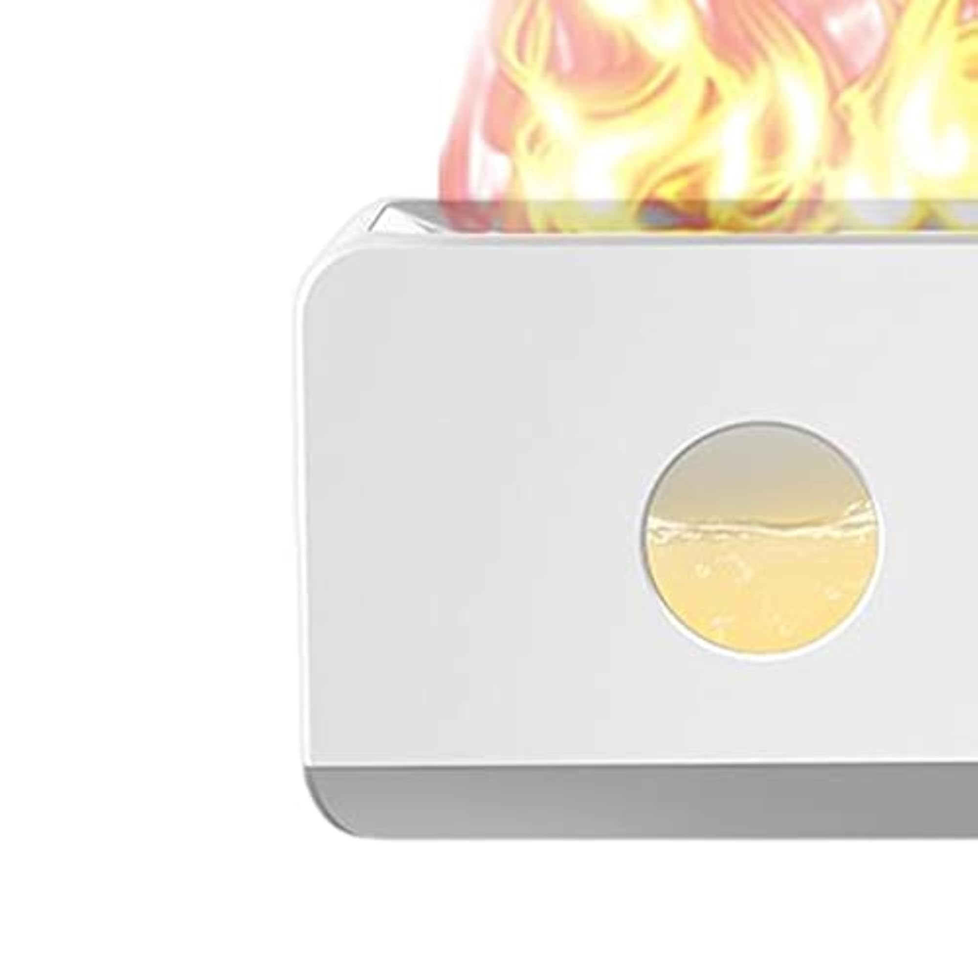Quiet Air Humidifier with Flame Essential Diffuser