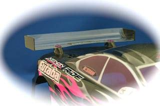 Integy RC Model RIDE-27006 RIDE High Downforce Wing for 1/10 Touring Car IFMAR Standard Size