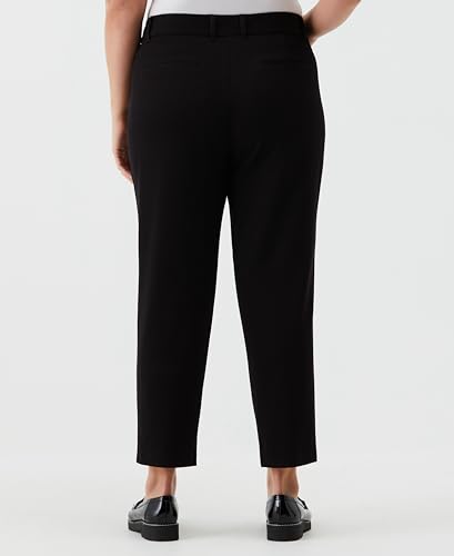Rafaella Women's 28" Plus Size Stretch Ankle Pants with Slimming Waist Panel, Soft Gabardine Fabric, Straight Leg Classic Fit3
