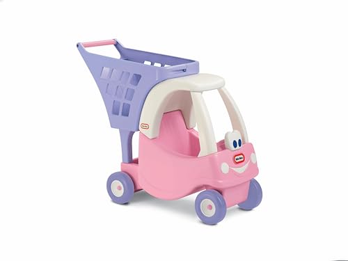 Little Tikes Princess Cozy Coupe Shopping Cart - Carrito de Juguete para niños, Mucho Espacio, Fomenta el Juego Creativo, para Niños entre 3 y 10 Años