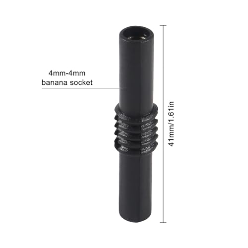 20 piezas Adaptador Banana 4mm Hembra a Hembra Aislado miniatura 4