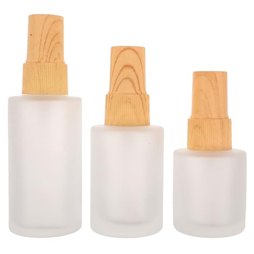 AMUSLESUR de Spray de Esmerilado Varios estilos Juego de 3 Botellas con Tapa de, Compactas y Versátiles, Capacidad 20ml 30ml 40ml, para y Cosméticos Varios estilos