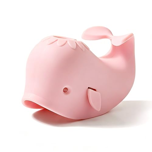 Image of Bath Spout Cover for Bathtub - Protects Baby from Bumping Head During Bathing Time Baby Faucet Cover Universal Faucet Protective Cover Whale Design