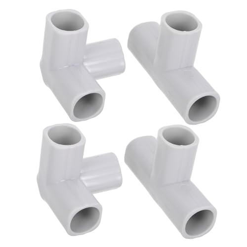 TOYZFRIENDY 4 pièces Connecteurs de Raccords T et Triangulaires pour Parc Kit Réparation et Extension Barrière de Sécurité Accessoires Polyvalents pour Clôture de Jeu Lot