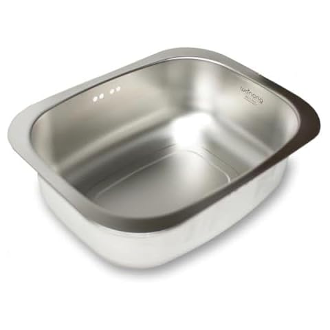 KOREAC_ Stainles Steashing-up Bowl Multi-purpose Dish Tub for Sink Wash Basins Dishpan for Sink Cover