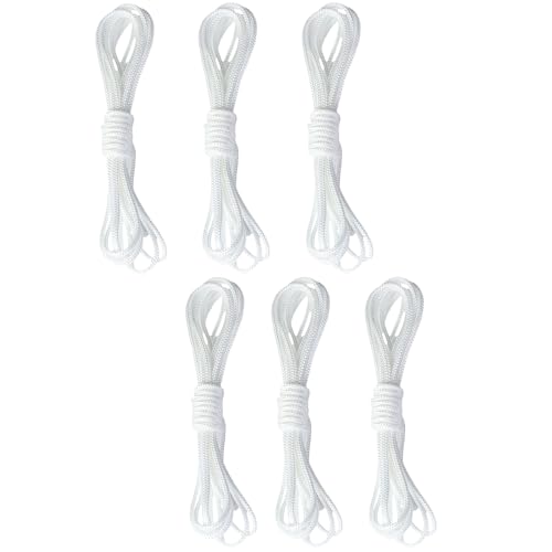 6-Pack 10ft Blinds Replacement Cord Compatible with Hunter Douglas Levolor Kirsch Graber Compatible with Most Cellular and Pleated Shades 2.4mm