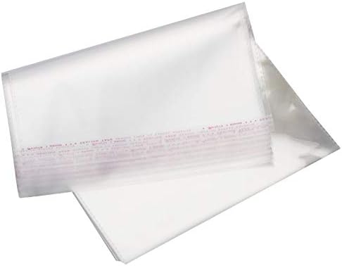 300 Selbstklebende Cellophantüten 14x20 Cm | Versiegelbare Beutel Für Süßigkeiten & Bastelbedarf