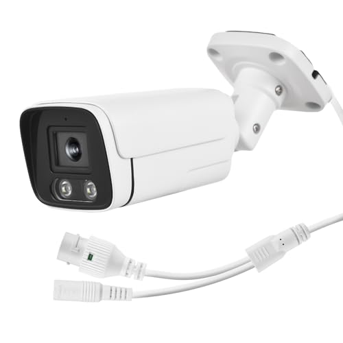 4MP PoE IP Security Camera de Vigilancia Cámara de Cámaras de Monitor de Vigilancia con Videos en Vivo 7x24 Vista Previa IP66 para Uso en Interiores Al Aire Libre
