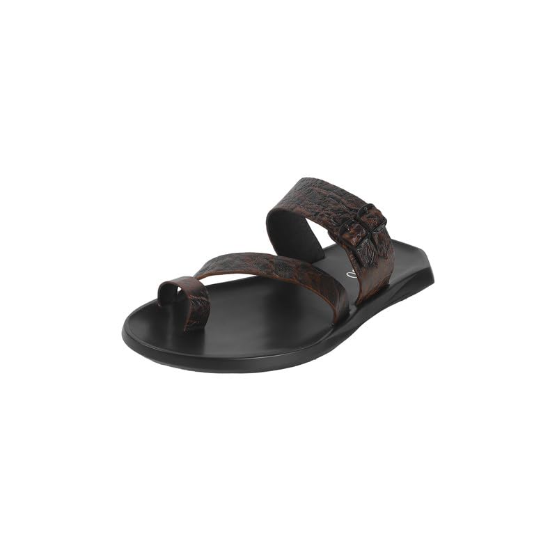 metro Men's Faux Leather Casual Slip-on Chappal-picture-41