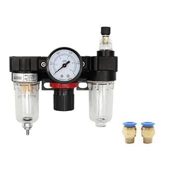 G1/2 Luftkompressorfilter – 1–16 Bar, Öl-Wasser-Abscheider Mit Regler Und Manometer, Aus Aluminiumlegierung, Für Druckluftanlagen