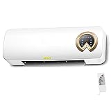 IUT 2000W Radiateur Électrique Mural Au-Dessus De La Porte, Affichage LED, avec Élément CTP, 3 Réglages De Puissance, Télécommande Et Minuterie 8H