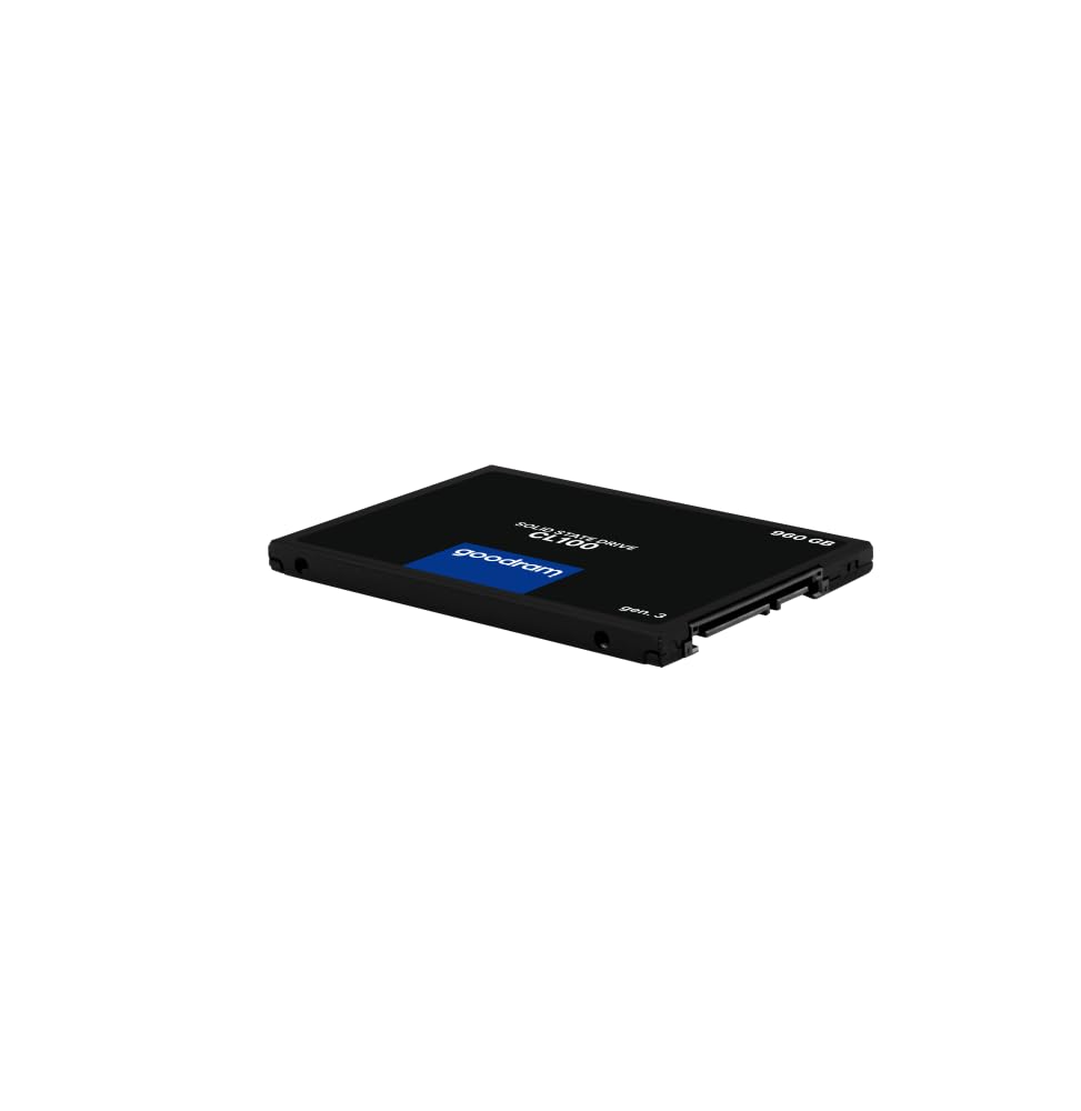 goodram SSD 960GB CL100 Gen.3 Solid State Drive SSD mit SATA III Interface 3D TLC NAND Flash Speicherchips 2,5 Zoll zur Beschleunigung Ihres PCs bis zu 10 Mal Schwarz 960 GB